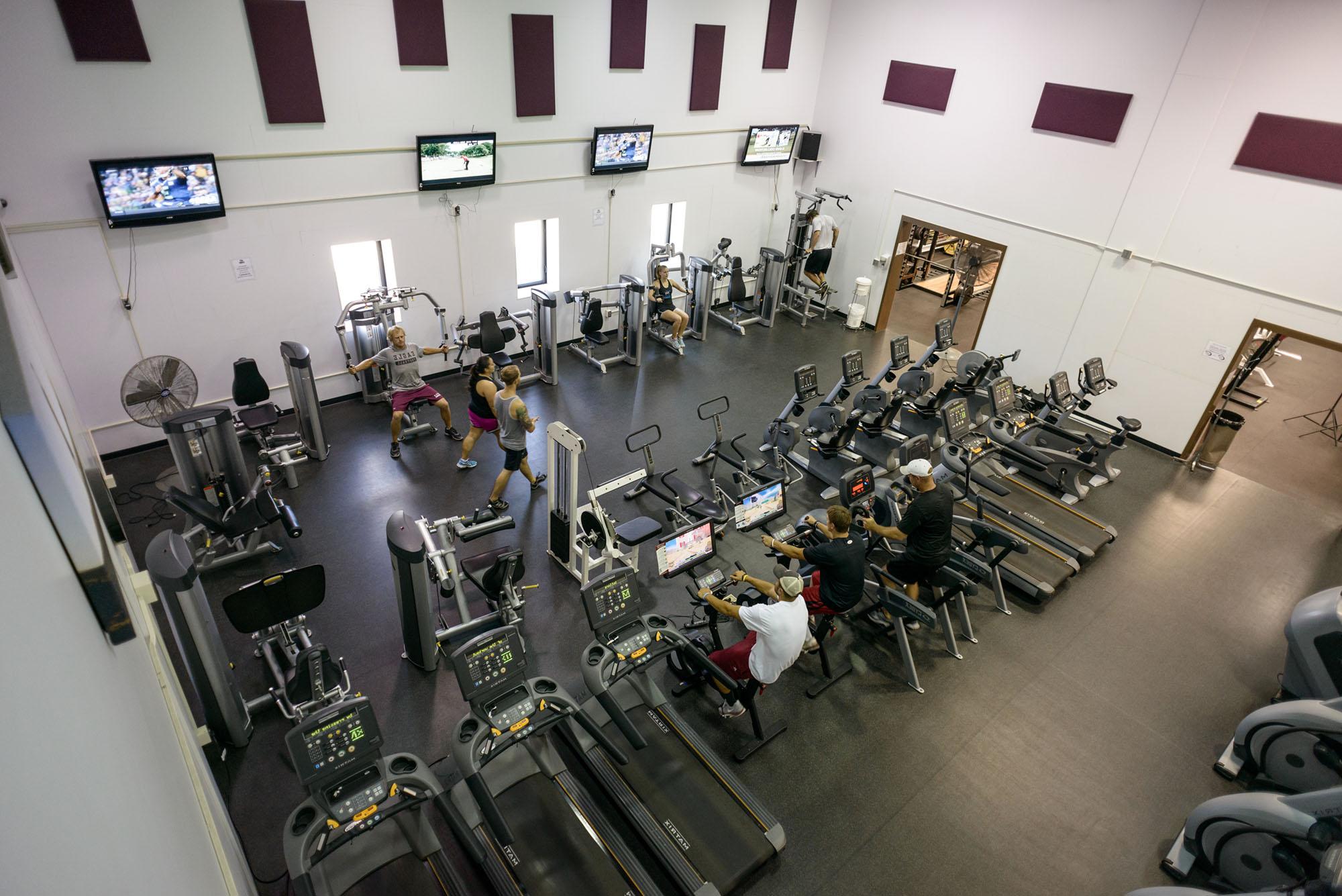 Photo of the exercise equipment at the NPAC